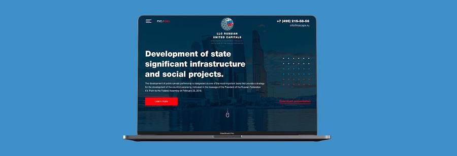 Turnkey website – Russian United Capitals